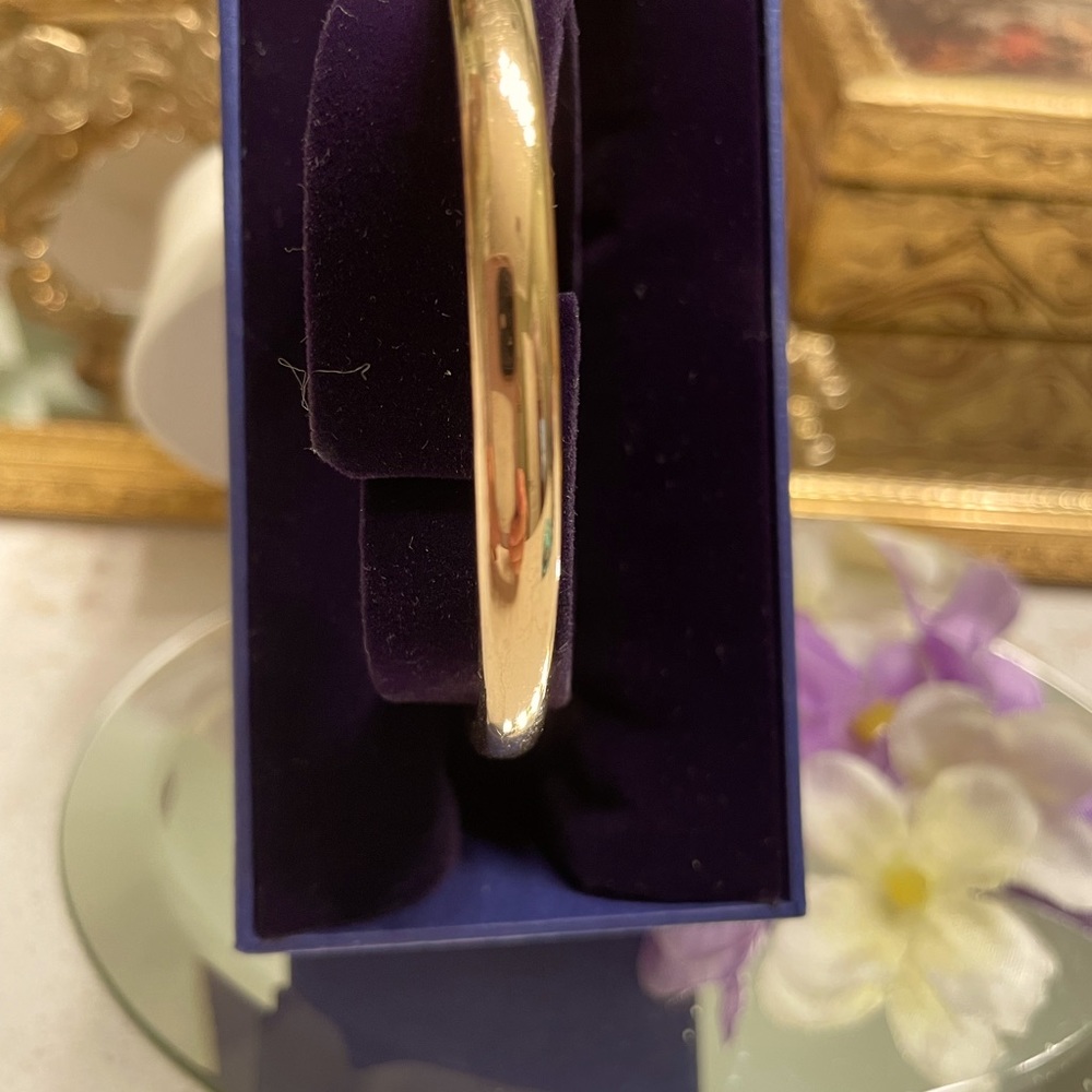 Swarovski Rose Gold Crystal Bangle - Picture 5 of 7